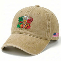 Mexico Soccer Fan Washed Cotton Baseball Cap Funny 67 Viral Gen Alpha Slang Gift