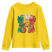 Mexico Soccer Fan Youth Sweatshirt Funny 67 Viral Gen Alpha Slang Gift