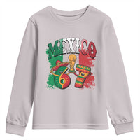 Mexico Soccer Fan Youth Sweatshirt Funny 67 Viral Gen Alpha Slang Gift