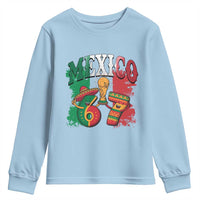 Mexico Soccer Fan Youth Sweatshirt Funny 67 Viral Gen Alpha Slang Gift
