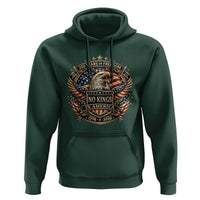 Vintage American Flag Eagle 250th Anniversary Hoodie No Kings In America