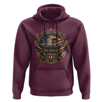 Vintage American Flag Eagle 250th Anniversary Hoodie No Kings In America