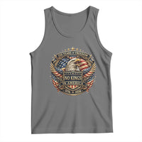 Vintage American Flag Eagle 250th Anniversary Tank Top No Kings In America