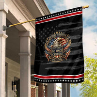 Vintage American Flag Eagle 250th Anniversary Garden Flag No Kings In America