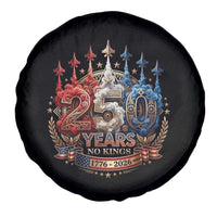 250 Years No Kings Spare Tire Cover Patriotic Independence Anniversary
