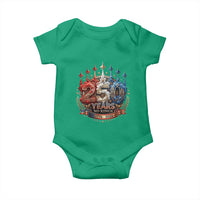 250 Years No Kings Baby Onesie Patriotic Independence Anniversary