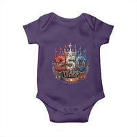 250 Years No Kings Baby Onesie Patriotic Independence Anniversary