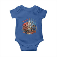 250 Years No Kings Baby Onesie Patriotic Independence Anniversary