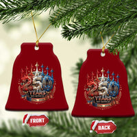 250 Years No Kings Ceramic Ornament Patriotic Independence Anniversary