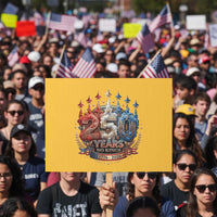 250 Years No Kings Protest Sign Patriotic Independence Anniversary
