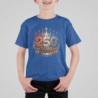 250 Years No Kings T Shirt For Kid Patriotic Independence Anniversary
