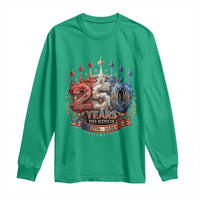 250 Years No Kings Long Sleeve Shirt Patriotic Independence Anniversary