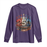 250 Years No Kings Long Sleeve Shirt Patriotic Independence Anniversary