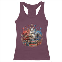 250 Years No Kings Racerback Tank Top Patriotic Independence Anniversary