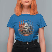 250 Years No Kings T Shirt For Women Patriotic Independence Anniversary