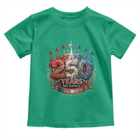 250 Years No Kings Toddler T Shirt Patriotic Independence Anniversary