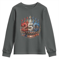 250 Years No Kings Youth Sweatshirt Patriotic Independence Anniversary
