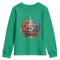 250 Years No Kings Youth Sweatshirt Patriotic Independence Anniversary