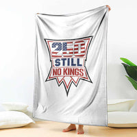 Crown Protest 250 Still No Kings Throw Blanket American Independence Pride
