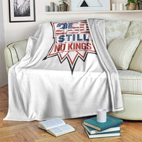 Crown Protest 250 Still No Kings Throw Blanket American Independence Pride
