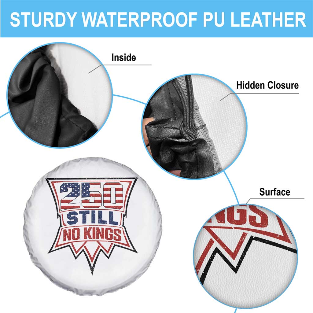 Crown Protest 250 Still No Kings Spare Tire Cover American Independence Pride