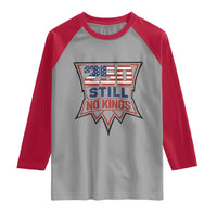 Crown Protest 250 Still No Kings Raglan Shirt American Independence Pride