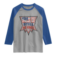 Crown Protest 250 Still No Kings Raglan Shirt American Independence Pride