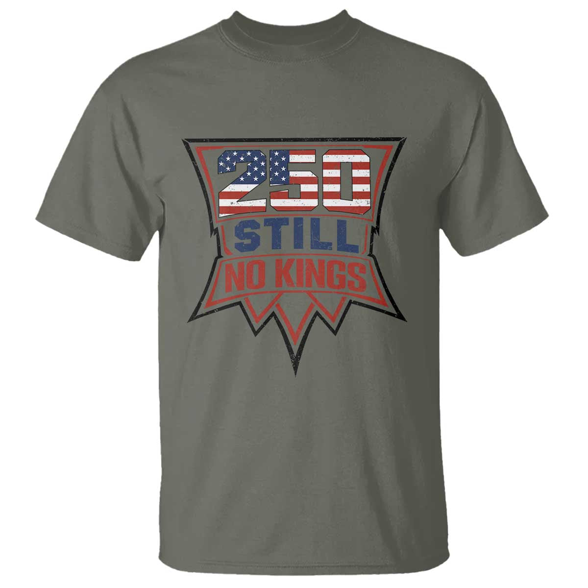 Crown Protest 250 Still No Kings T Shirt American Independence Pride