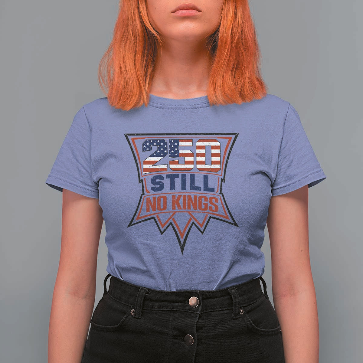 Crown Protest 250 Still No Kings T Shirt For Women American Independence Pride