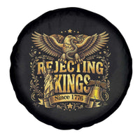 Rejecting Kings Since 1776 Spare Tire Cover Eagle Freedom Patriotic