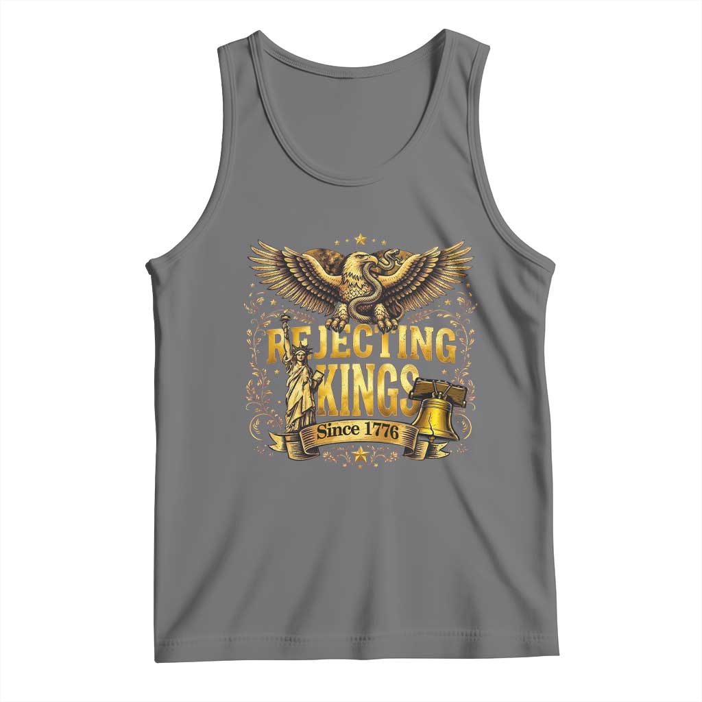 Rejecting Kings Since 1776 Tank Top Eagle Freedom Patriotic
