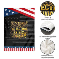 Rejecting Kings Since 1776 Garden Flag Eagle Freedom Patriotic