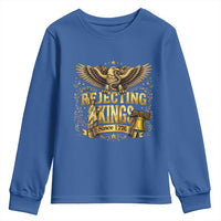 Rejecting Kings Since 1776 Youth Sweatshirt Eagle Freedom Patriotic