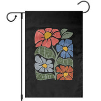Wildflower Protest Garden Flag We The People Serve No Kings
