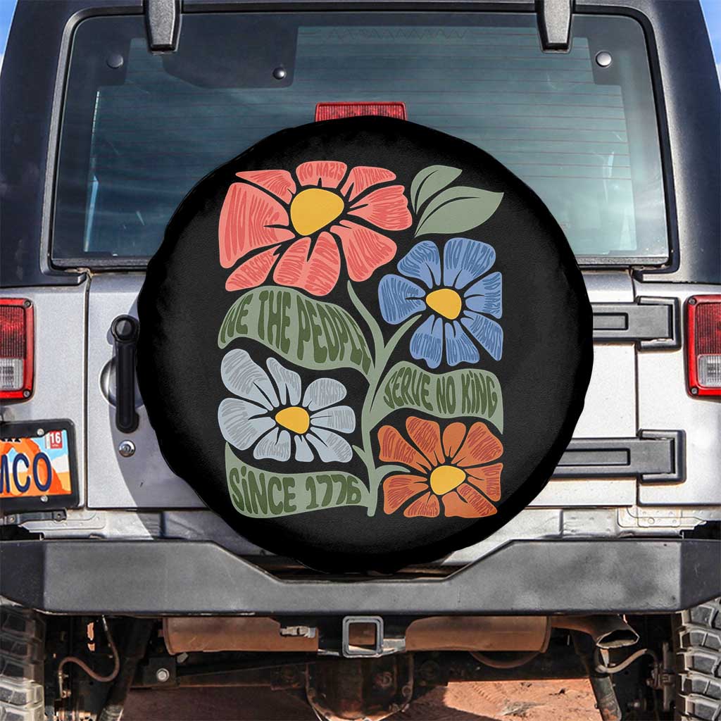 Wildflower Protest Spare Tire Cover We The People Serve No Kings