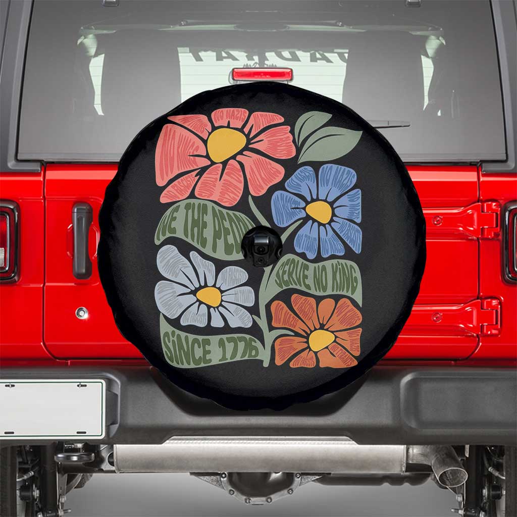 Wildflower Protest Spare Tire Cover We The People Serve No Kings