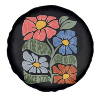 Wildflower Protest Spare Tire Cover We The People Serve No Kings