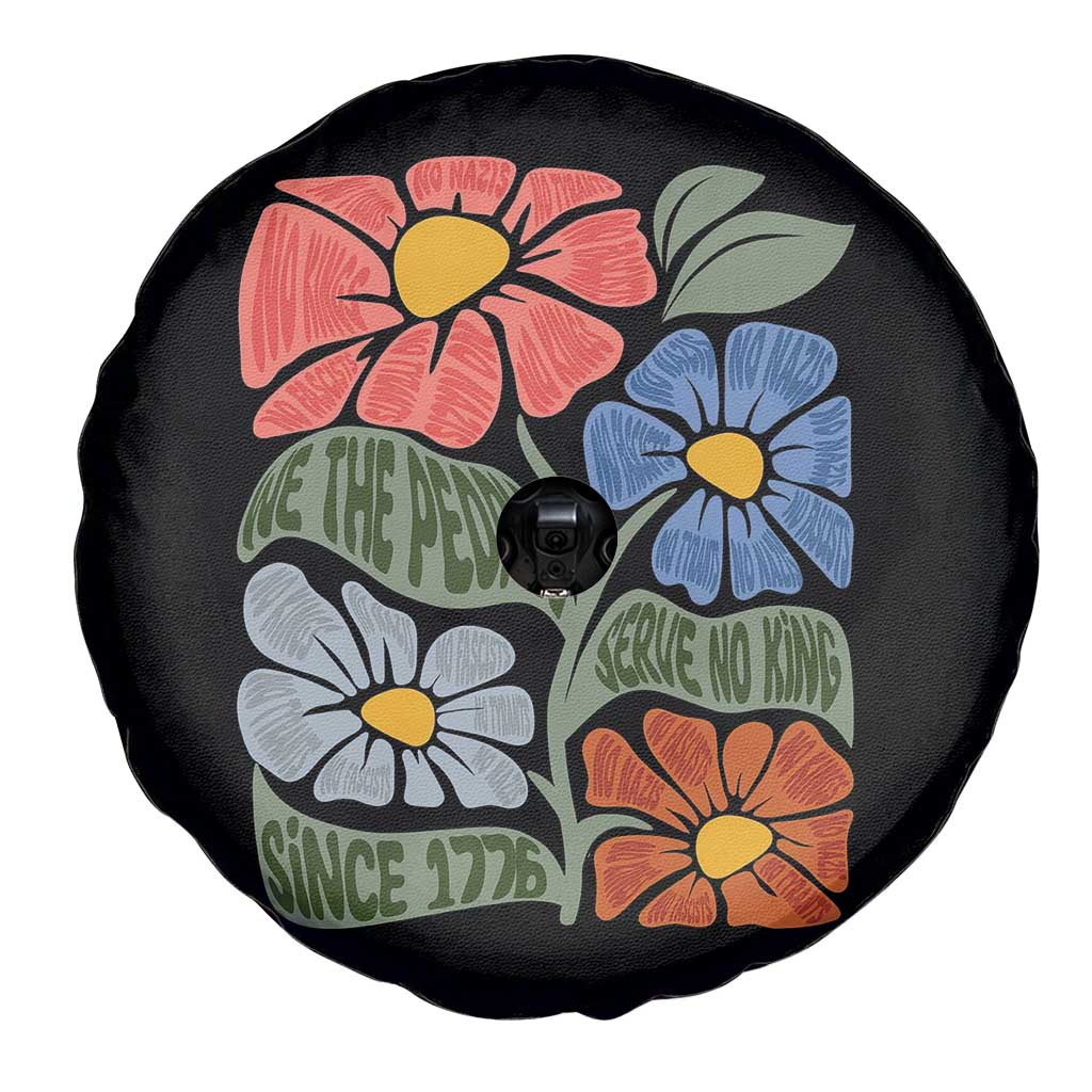 Wildflower Protest Spare Tire Cover We The People Serve No Kings