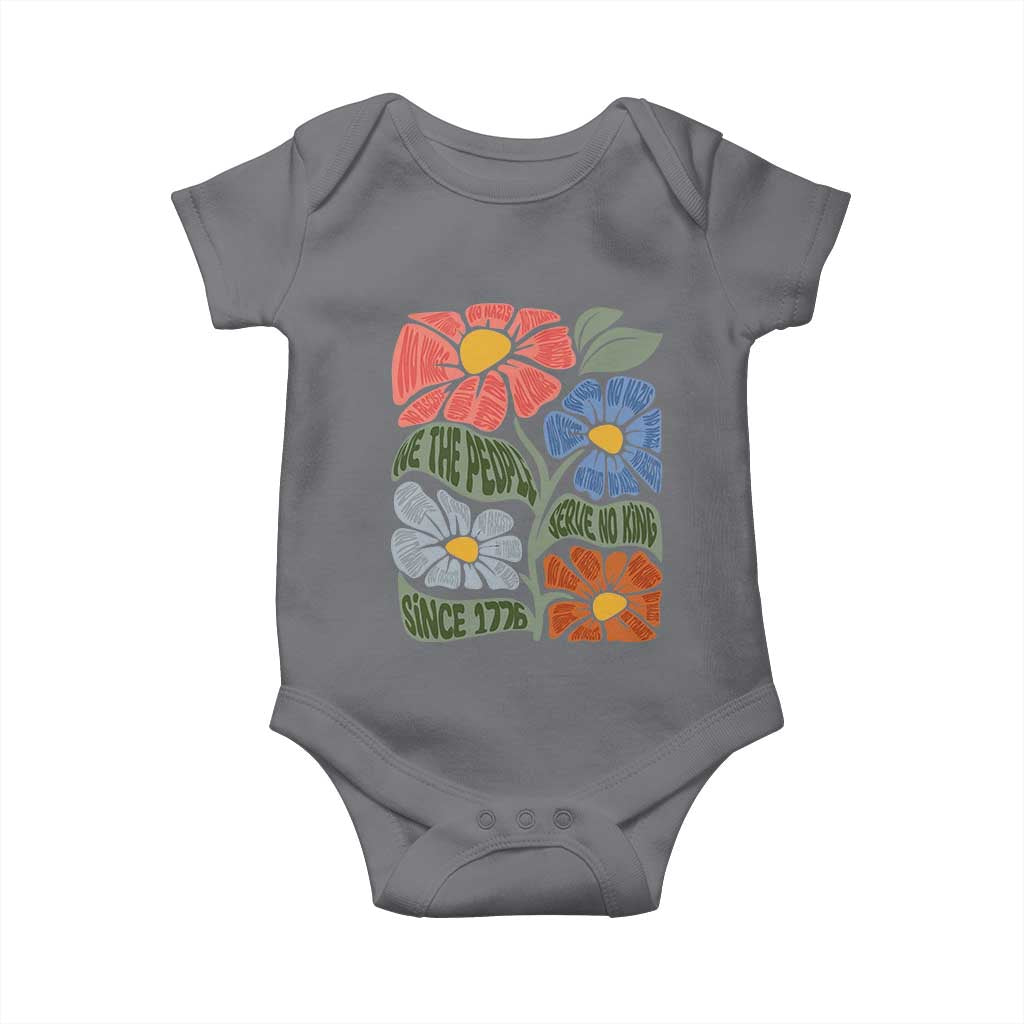 Wildflower Protest Baby Onesie We The People Serve No Kings