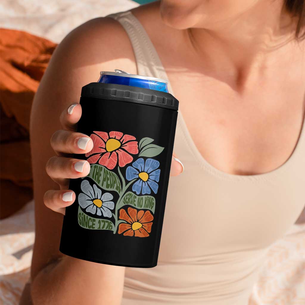 Wildflower Protest 4 in 1 Can Cooler Tumbler We The People Serve No Kings