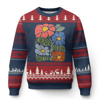 Wildflower Protest Ugly Christmas Sweater We The People Serve No Kings