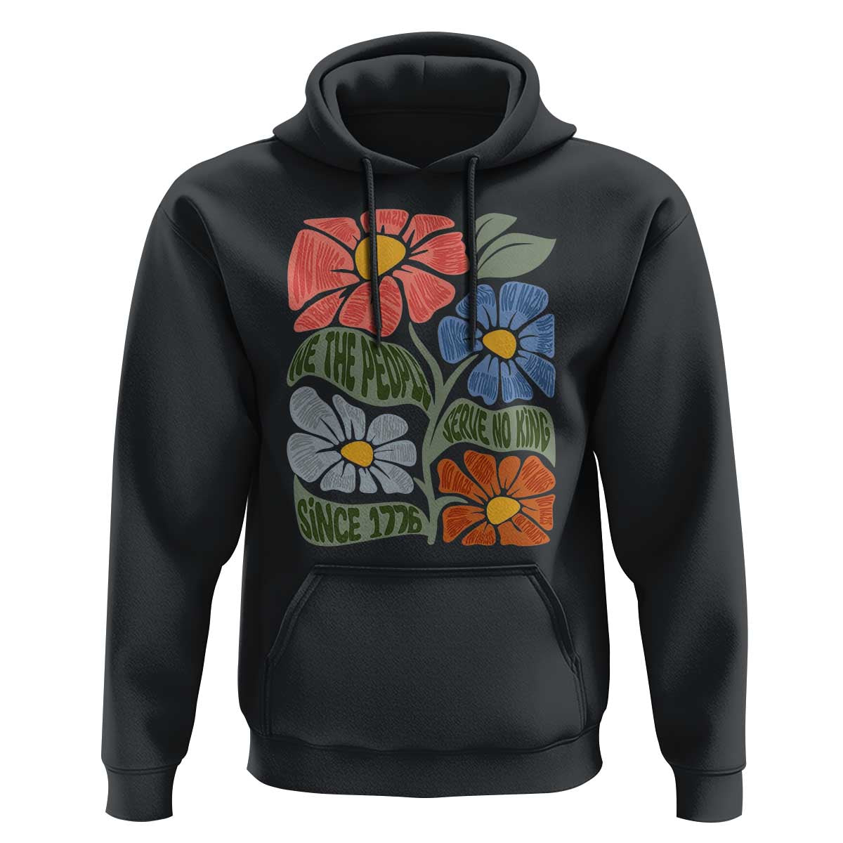 Wildflower Protest Hoodie We The People Serve No Kings