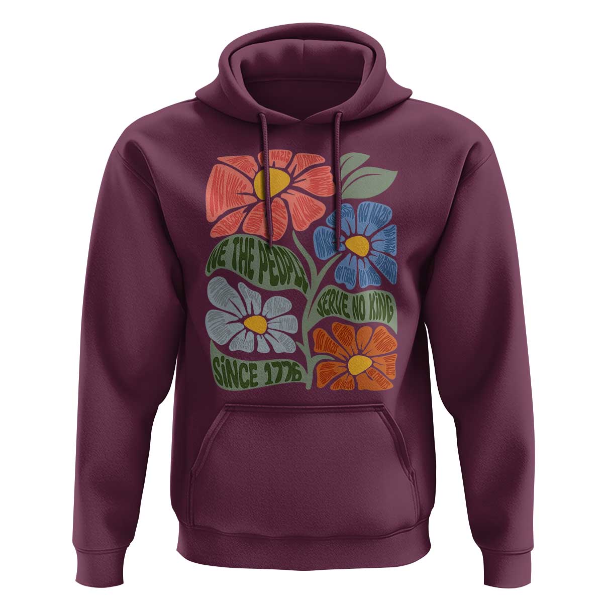 Wildflower Protest Hoodie We The People Serve No Kings
