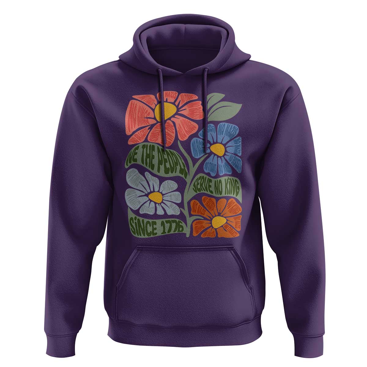 Wildflower Protest Hoodie We The People Serve No Kings
