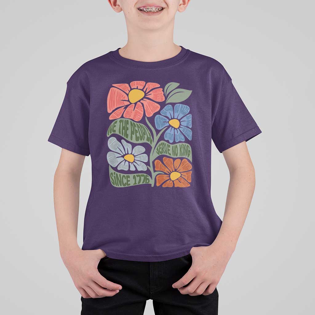 Wildflower Protest T Shirt For Kid We The People Serve No Kings