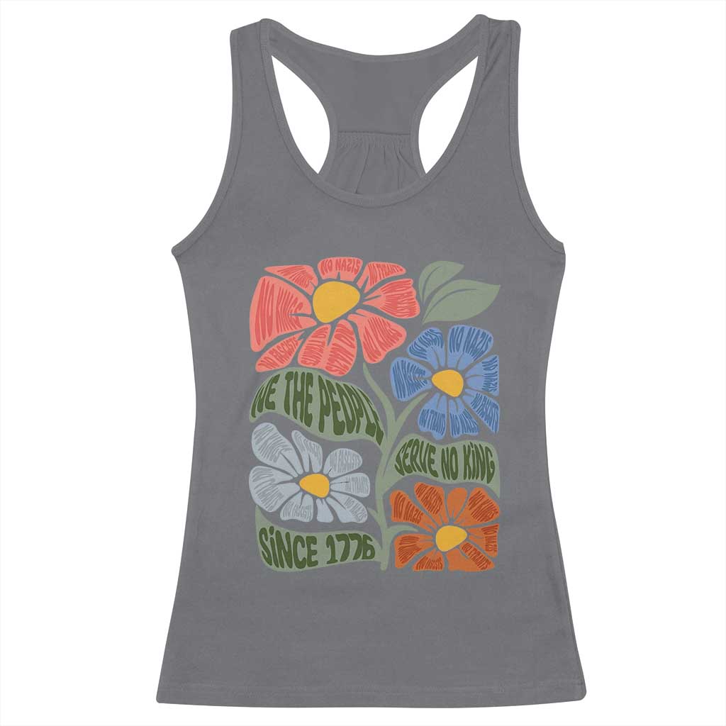 Wildflower Protest Racerback Tank Top We The People Serve No Kings
