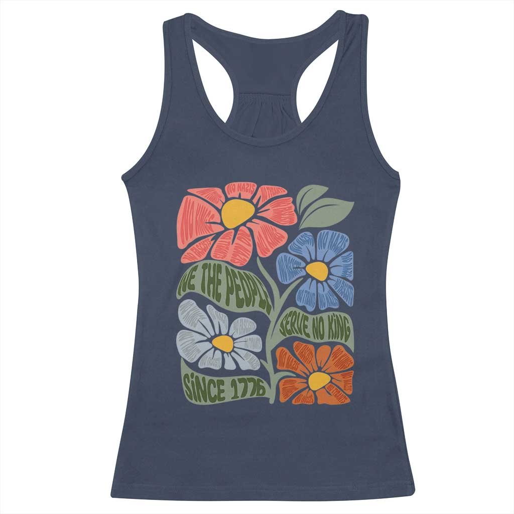 Wildflower Protest Racerback Tank Top We The People Serve No Kings