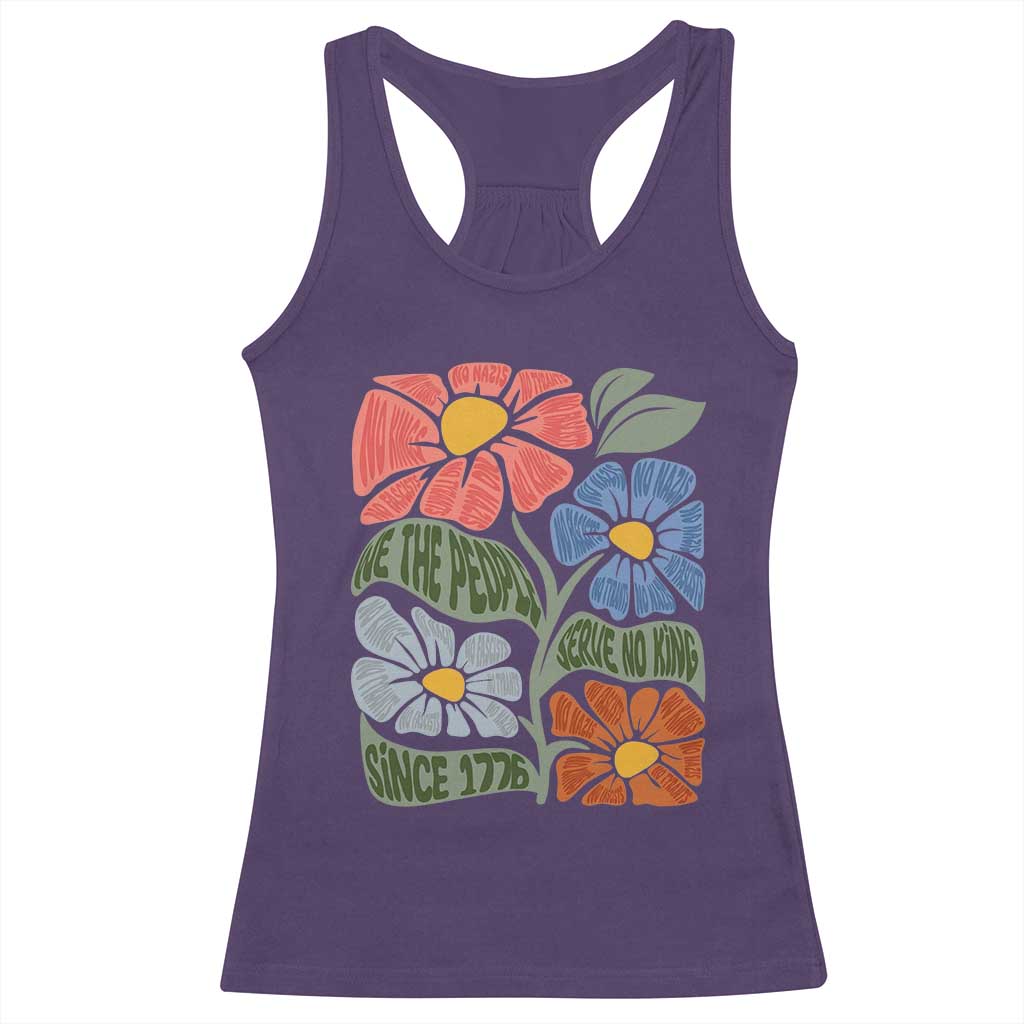 Wildflower Protest Racerback Tank Top We The People Serve No Kings