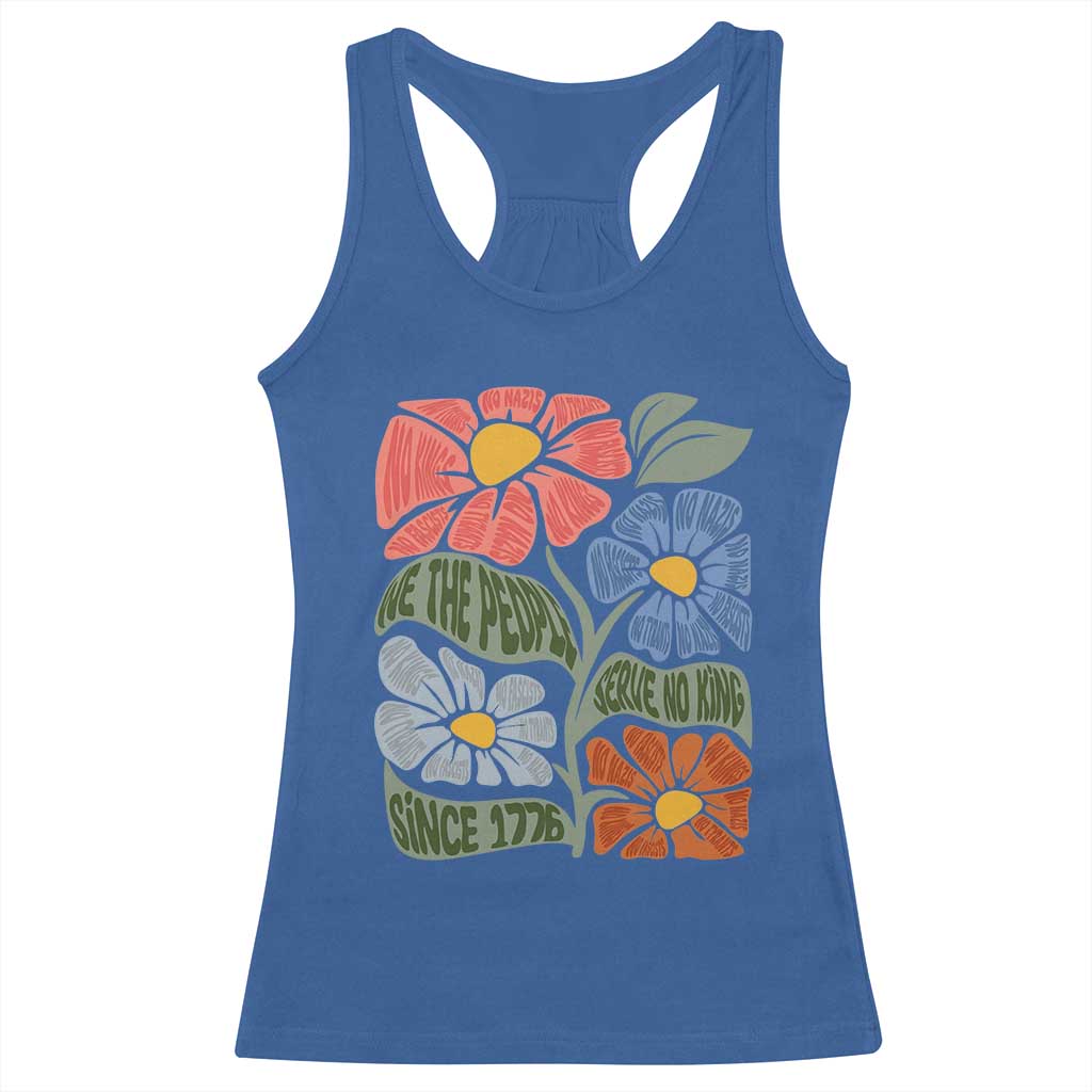 Wildflower Protest Racerback Tank Top We The People Serve No Kings