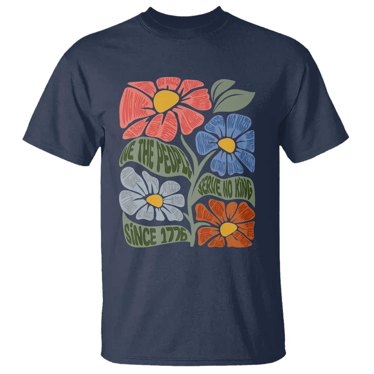 Wildflower Protest T Shirt We The People Serve No Kings